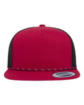 YP Classics Classic Five-Panel Trucker Rope Cap-1