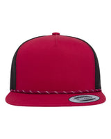 YP Classics Classic Five-Panel Trucker Rope Cap-1