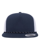YP Classics Classic Five-Panel Trucker Rope Cap-1