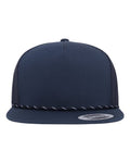YP Classics Classic Five-Panel Trucker Rope Cap-1