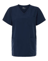 Hanes Women's V-Neck 3 Pocket Scrub Top-1