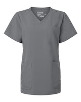 Hanes Women's V-Neck 3 Pocket Scrub Top-1