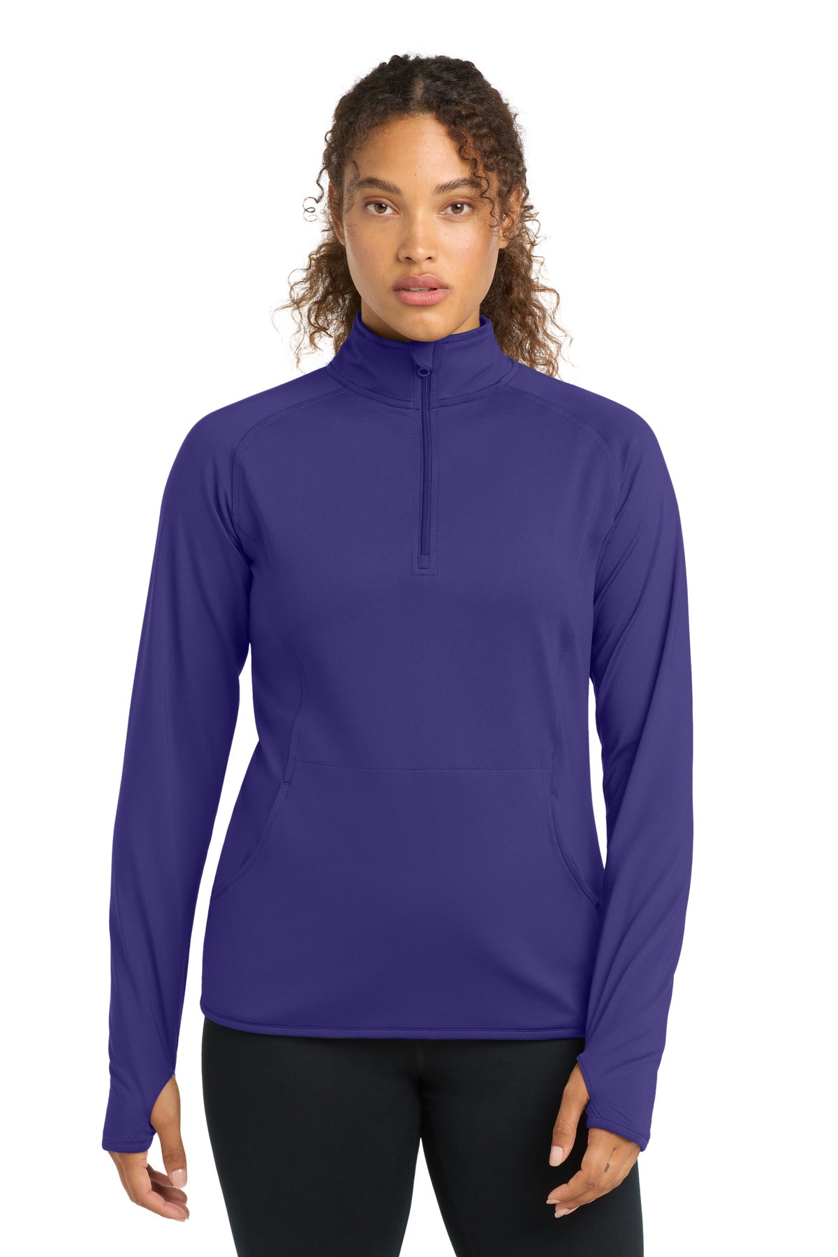 Sport-Tek Women's   Sport-Wick   Stretch 1/4-Zip Pullover