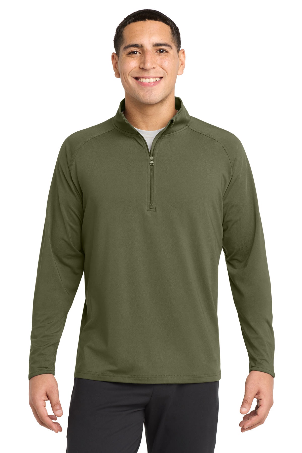 Sport-Tek Men's   Sport-Wick   Stretch 1/4-Zip Pullover