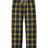 District Men's   Flannel Plaid Pant
