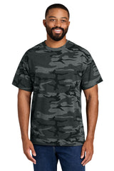 Port & Co Men's   Core Cotton Camo Tee