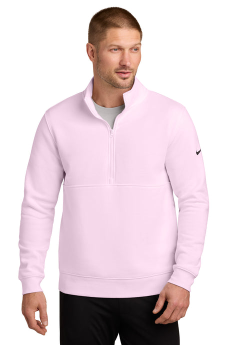 Nike Men's Club Fleece Sleeve Swoosh 1/2 Zip. NKDX6718