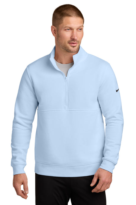 Nike Men's Club Fleece Sleeve Swoosh 1/2 Zip. NKDX6718