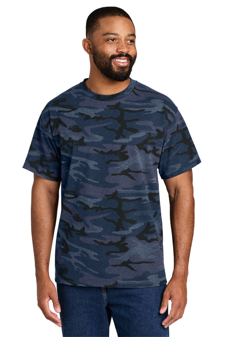 Port & Co Men's   Core Cotton Camo Tee
