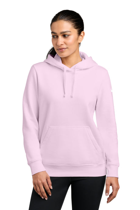 Nike Women's Club Fleece Sleeve Swoosh Pullover Hoodie NKFD9889