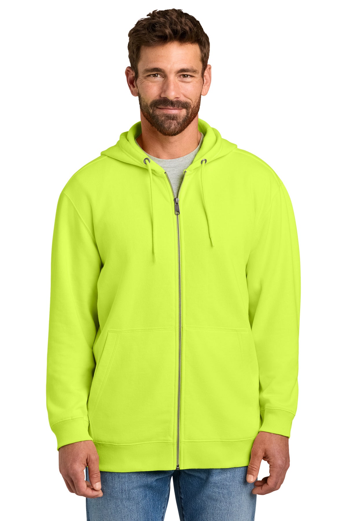 CornerStone Men's   Tough Fleece Full-Zip Hoodie CSF631