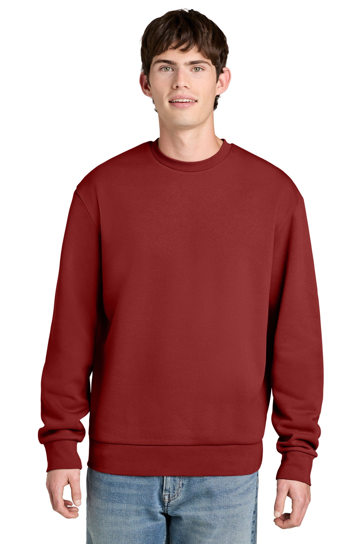 District Men's   MelloFleece Crew DT6704