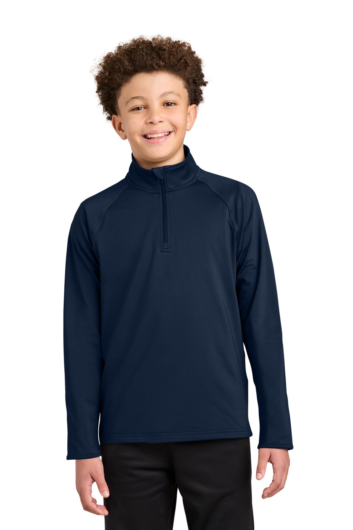 Sport-Tek Youth   Sport-Wick   Stretch 1/4-Zip Pullover YST850