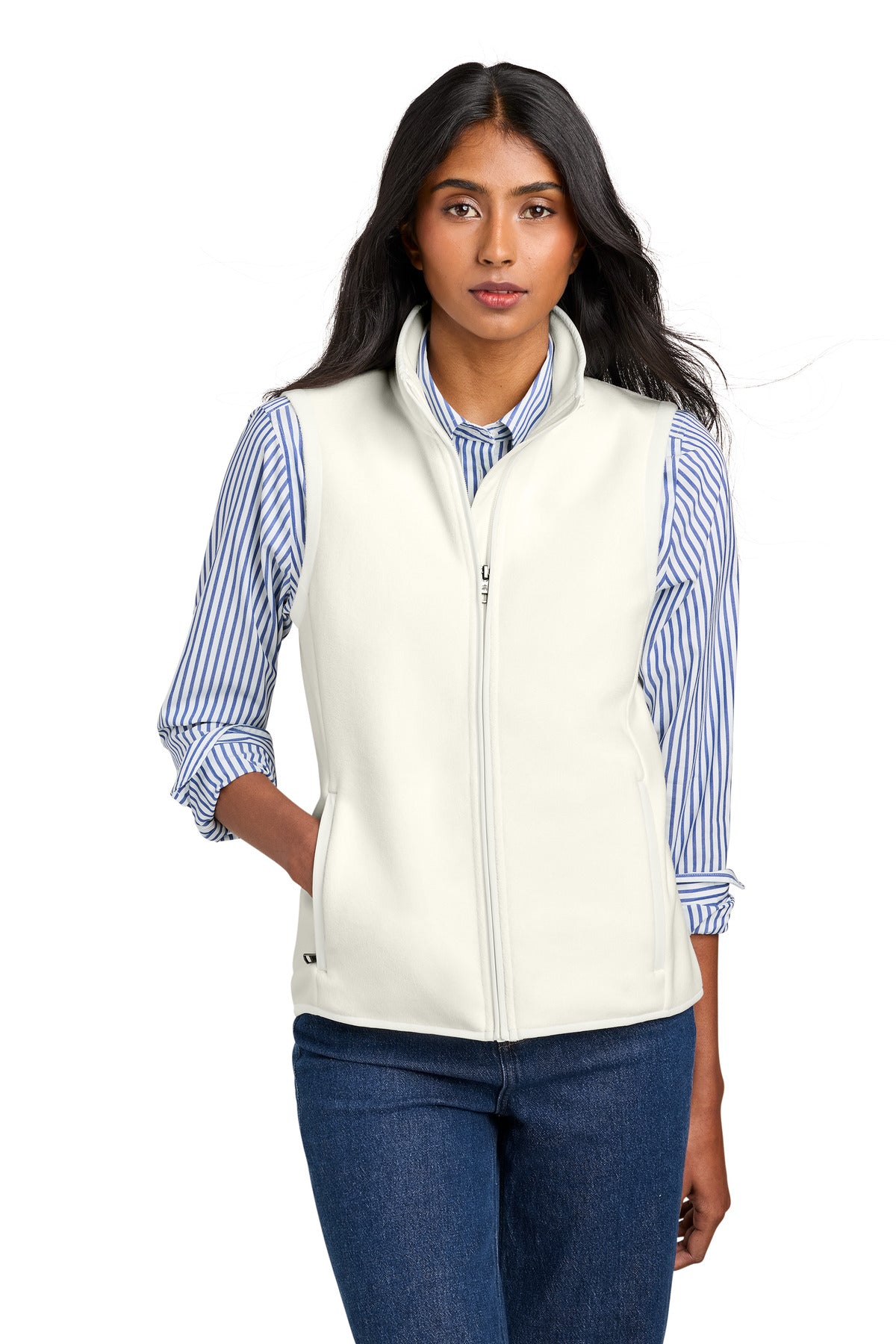 Brooks Brothers Women's   Fleece Vest BB18615