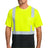 CornerStone Men's   ANSI 107 Class 2 Short Sleeve Mesh Blocked Tee CS205