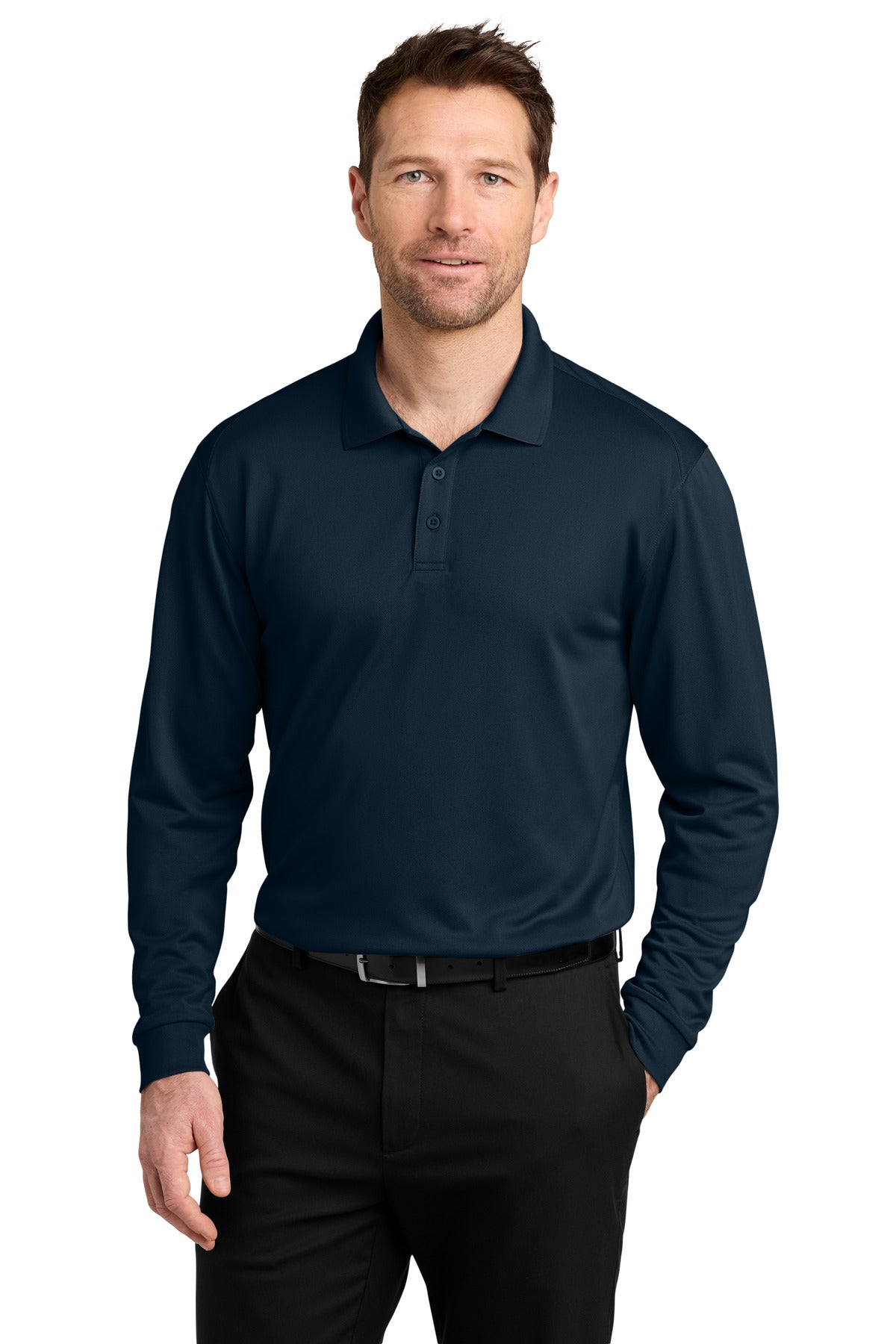 Port Authority Men's   Wearever Performance Pique Long Sleeve Polo K240LS