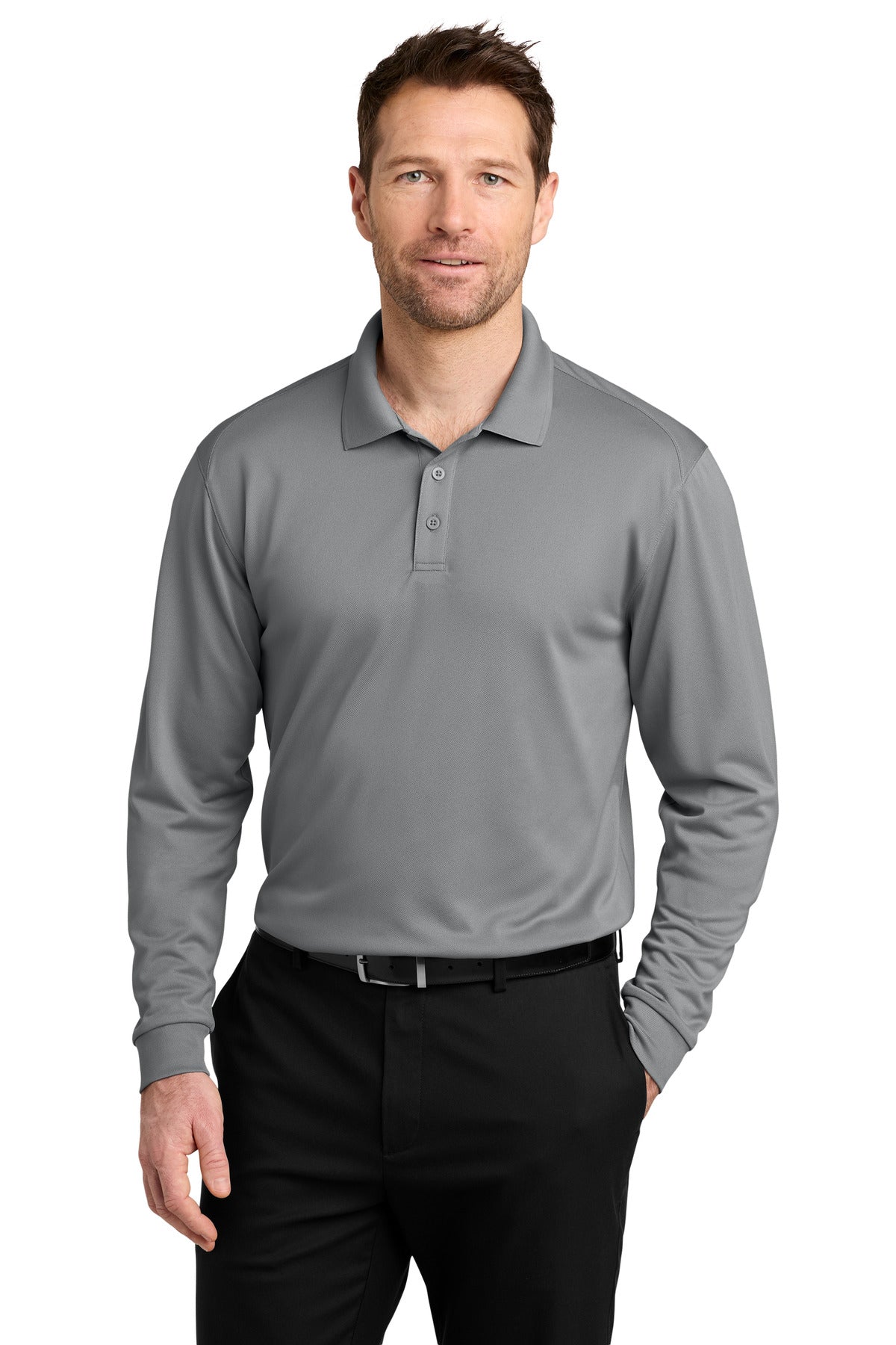 Port Authority Men's   Wearever Performance Pique Long Sleeve Polo K240LS