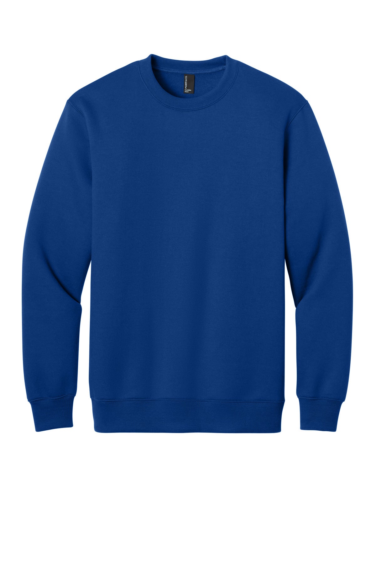 Port & Co Men's   Foundation Fleece Pullover Crewneck Sweatshirt PC107