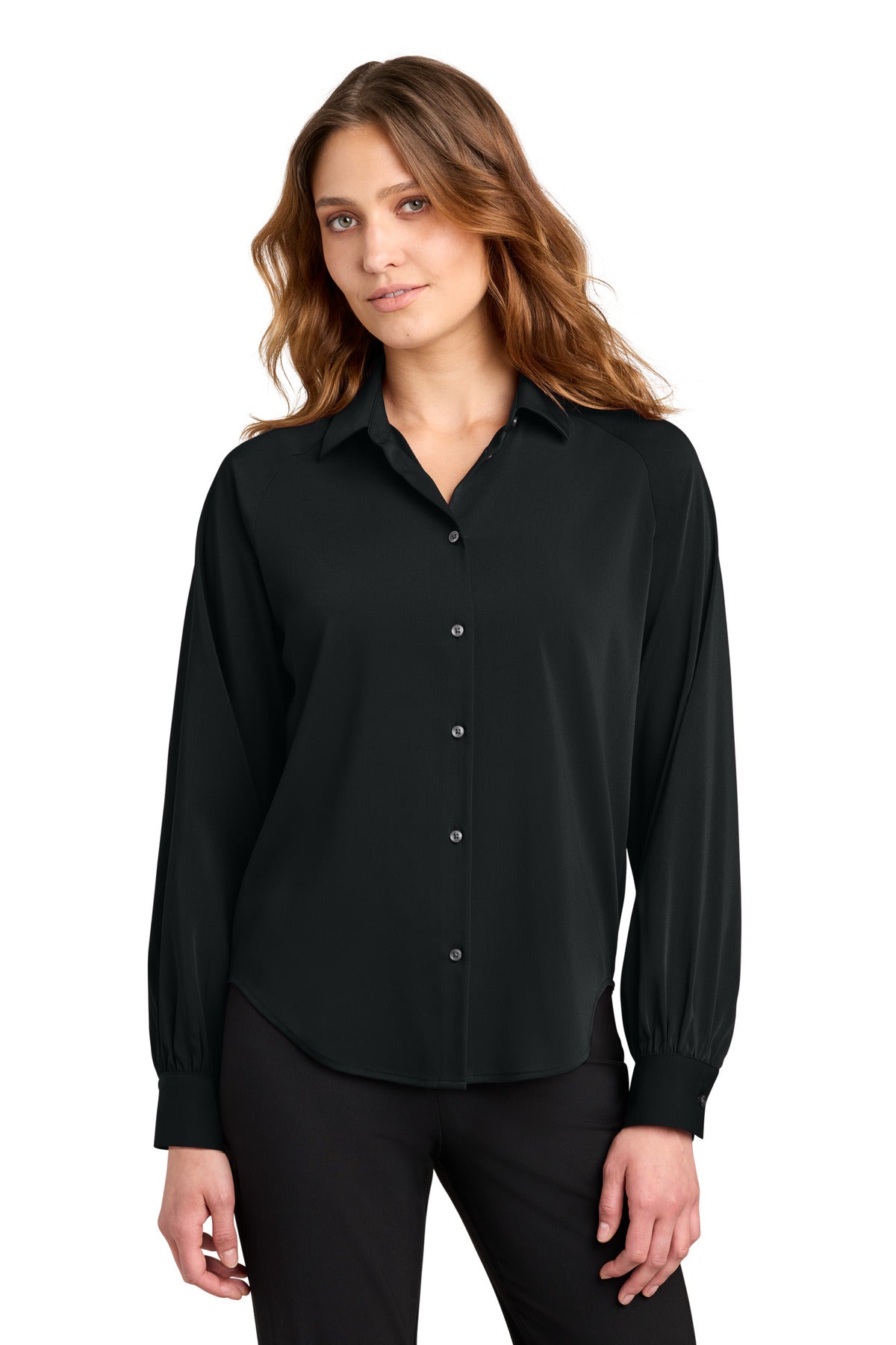 Mercer+Mettle Women's   Long Sleeve Buttery Soft Blouse MM2017