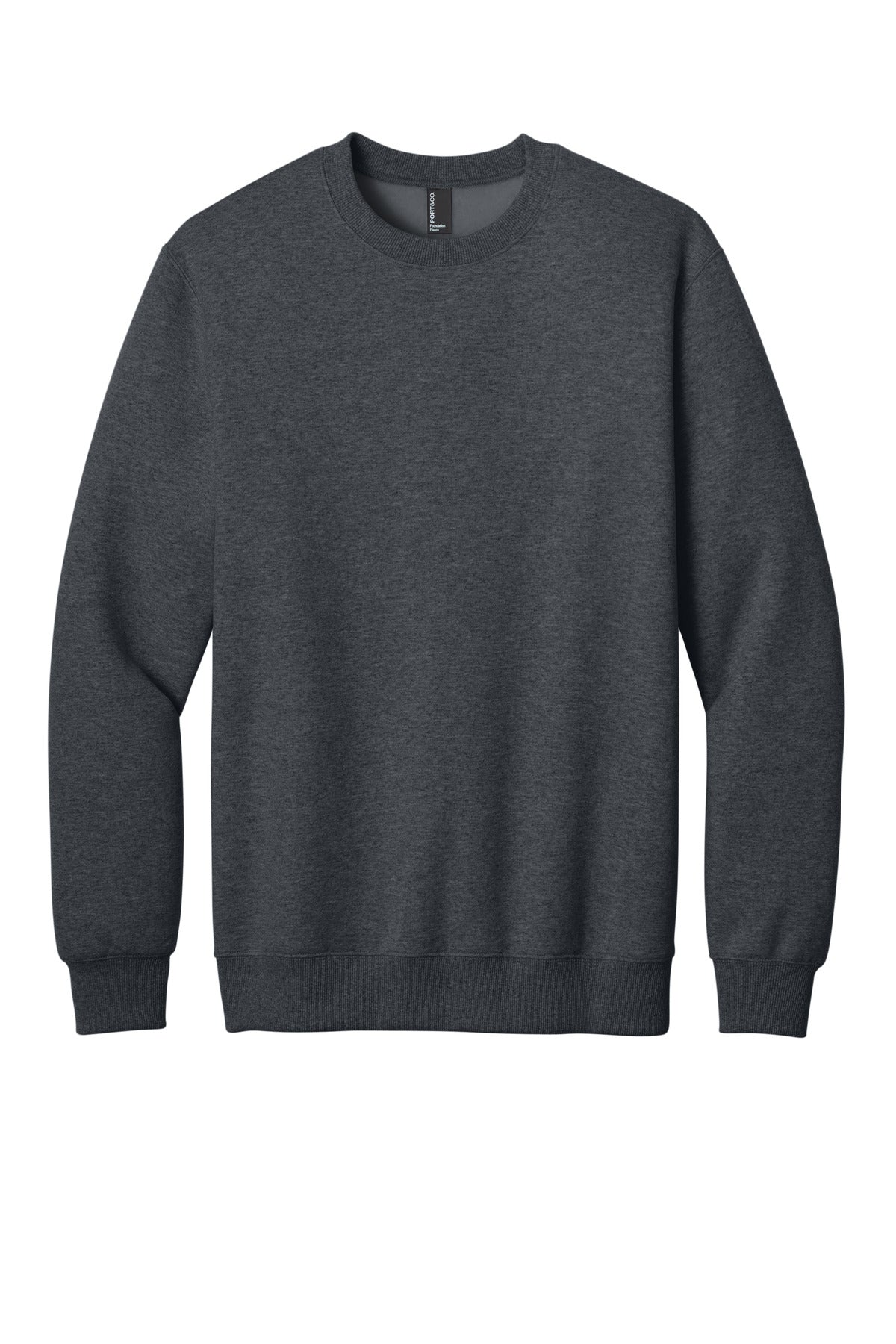 Port & Co Men's   Foundation Fleece Pullover Crewneck Sweatshirt PC107