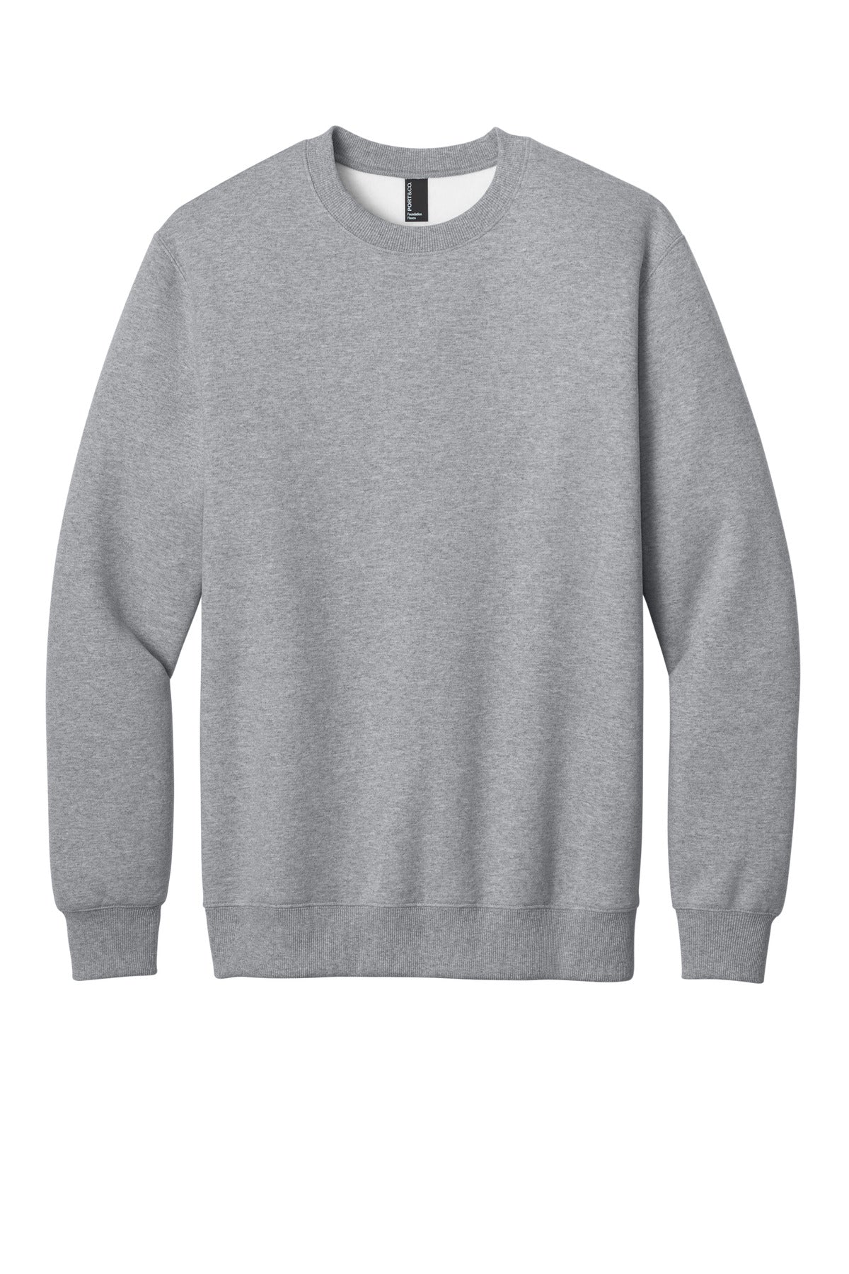 Port & Co Men's   Foundation Fleece Pullover Crewneck Sweatshirt PC107