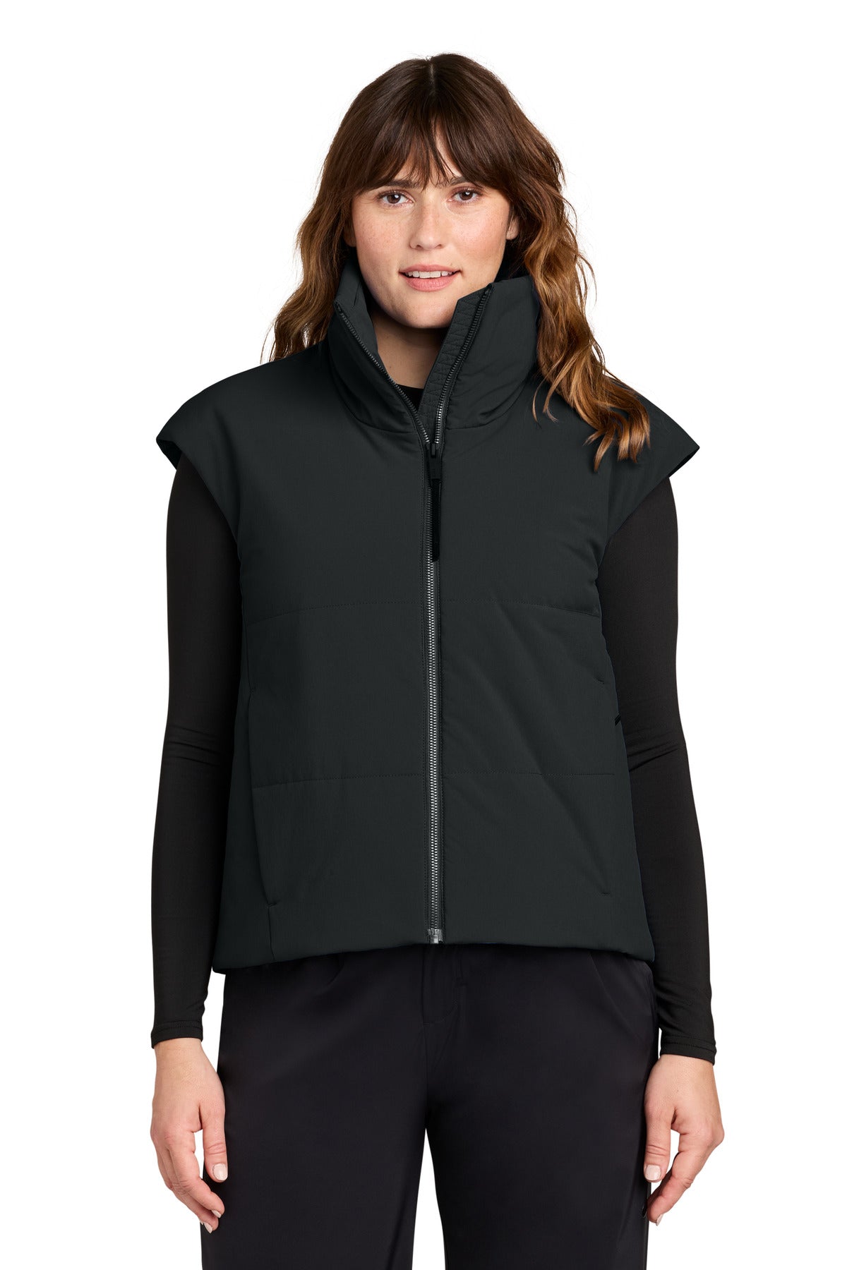 MiiR Women'sMiiR   Sashiko Stretch Puffy Vest MRAW442