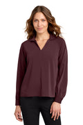 Mercer+Mettle Women's   Long Sleeve Buttery Soft Popover Blouse MM2019