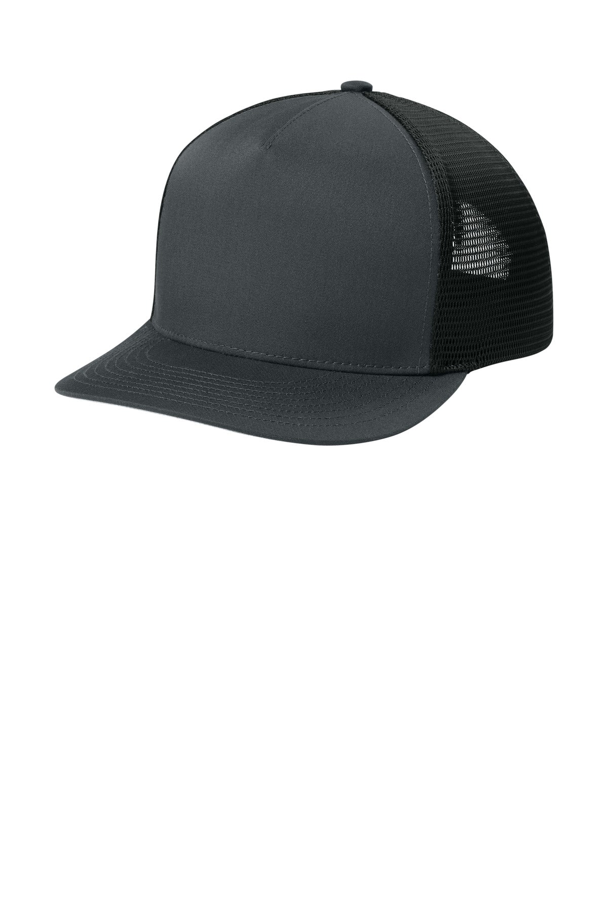 Sport-Tek    Stretch-Tek 5-Panel Trucker Cap STC75