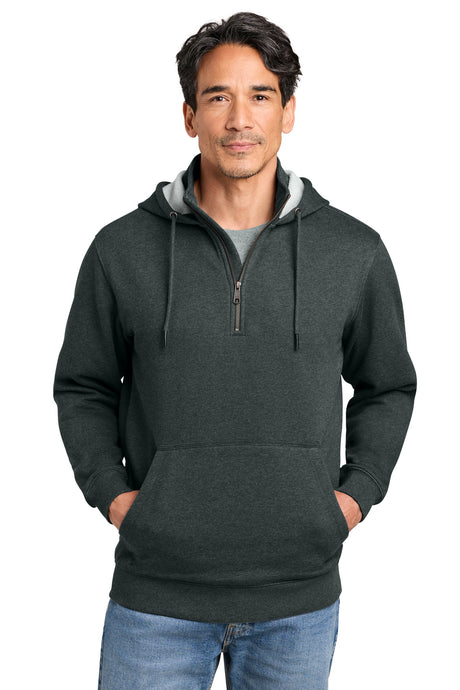CornerStone Men's   Tough Fleece 1/4-Zip Hoodie CSF633