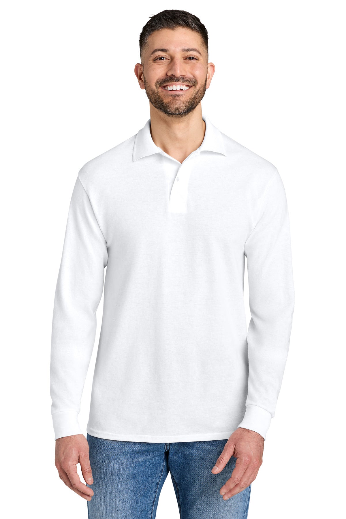 Jerzees Men's   Dri-Power   Long Sleeve Sport Shirt 437LS