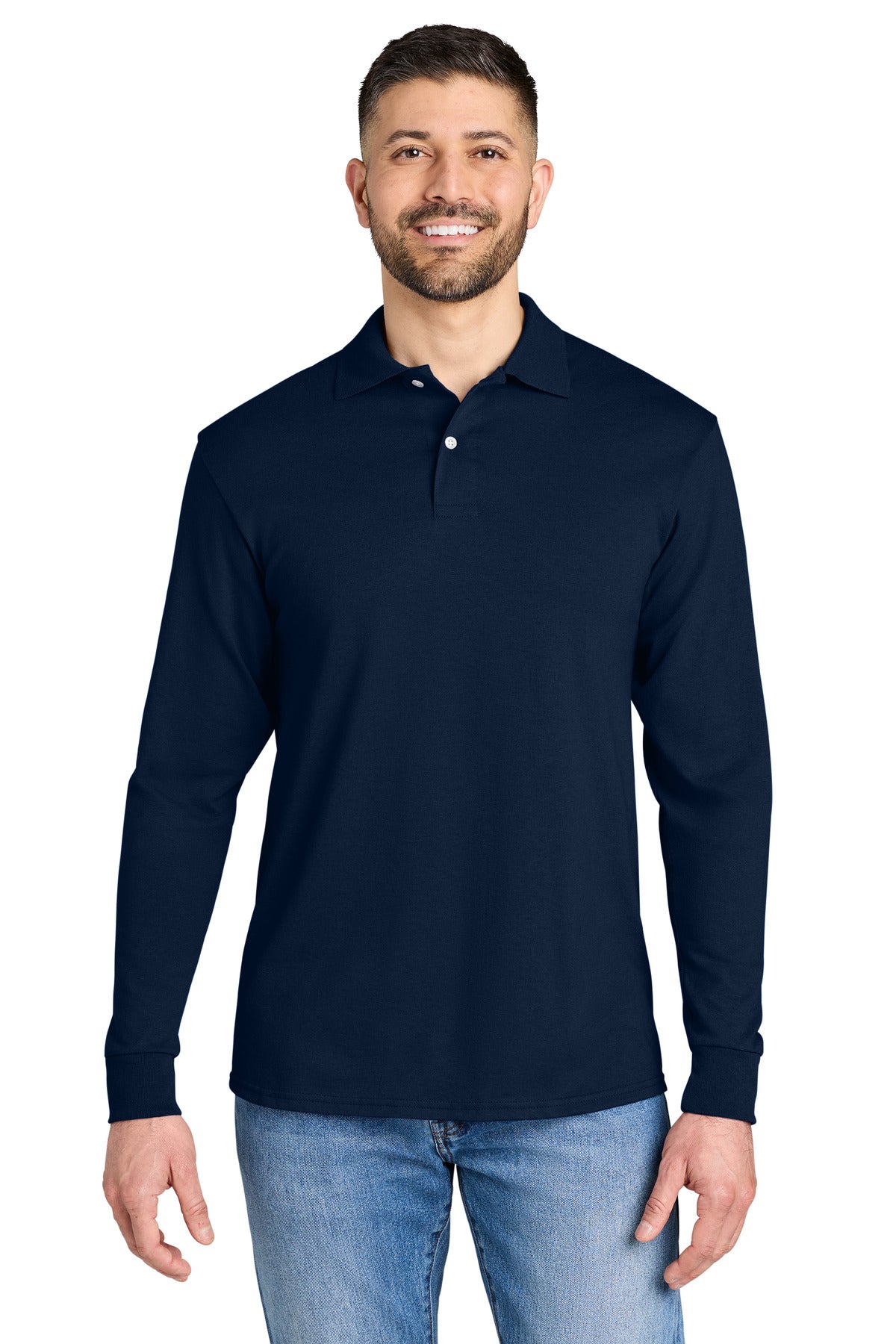 Jerzees Men's   Dri-Power   Long Sleeve Sport Shirt 437LS