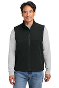 CornerStone Men's   Fleece Overlay Vest CSF751