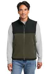 CornerStone Men's   Fleece Overlay Vest CSF751