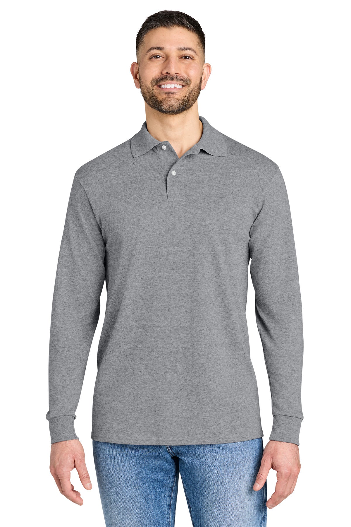 Jerzees Men's   Dri-Power   Long Sleeve Sport Shirt 437LS