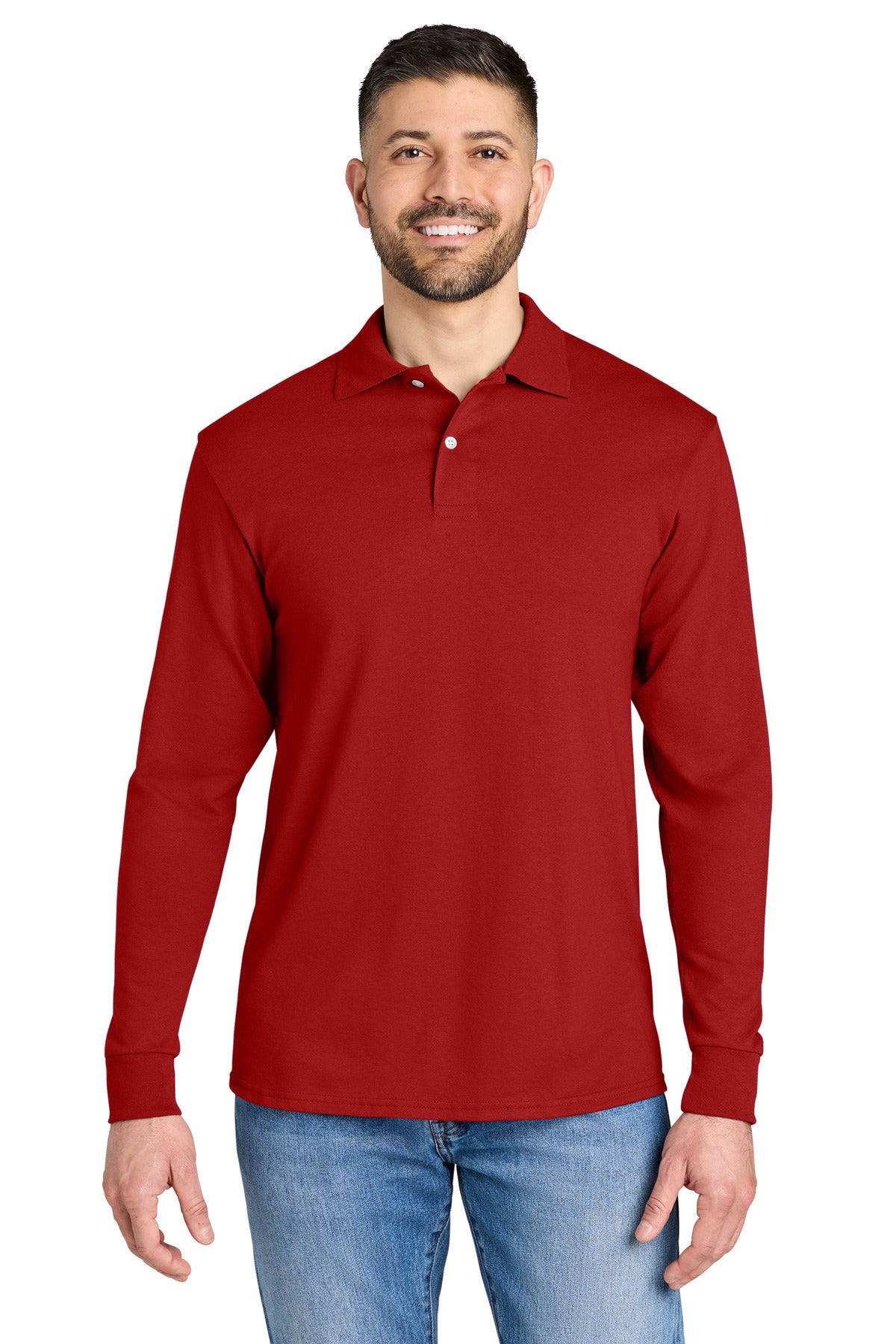 Jerzees Men's   Dri-Power   Long Sleeve Sport Shirt 437LS