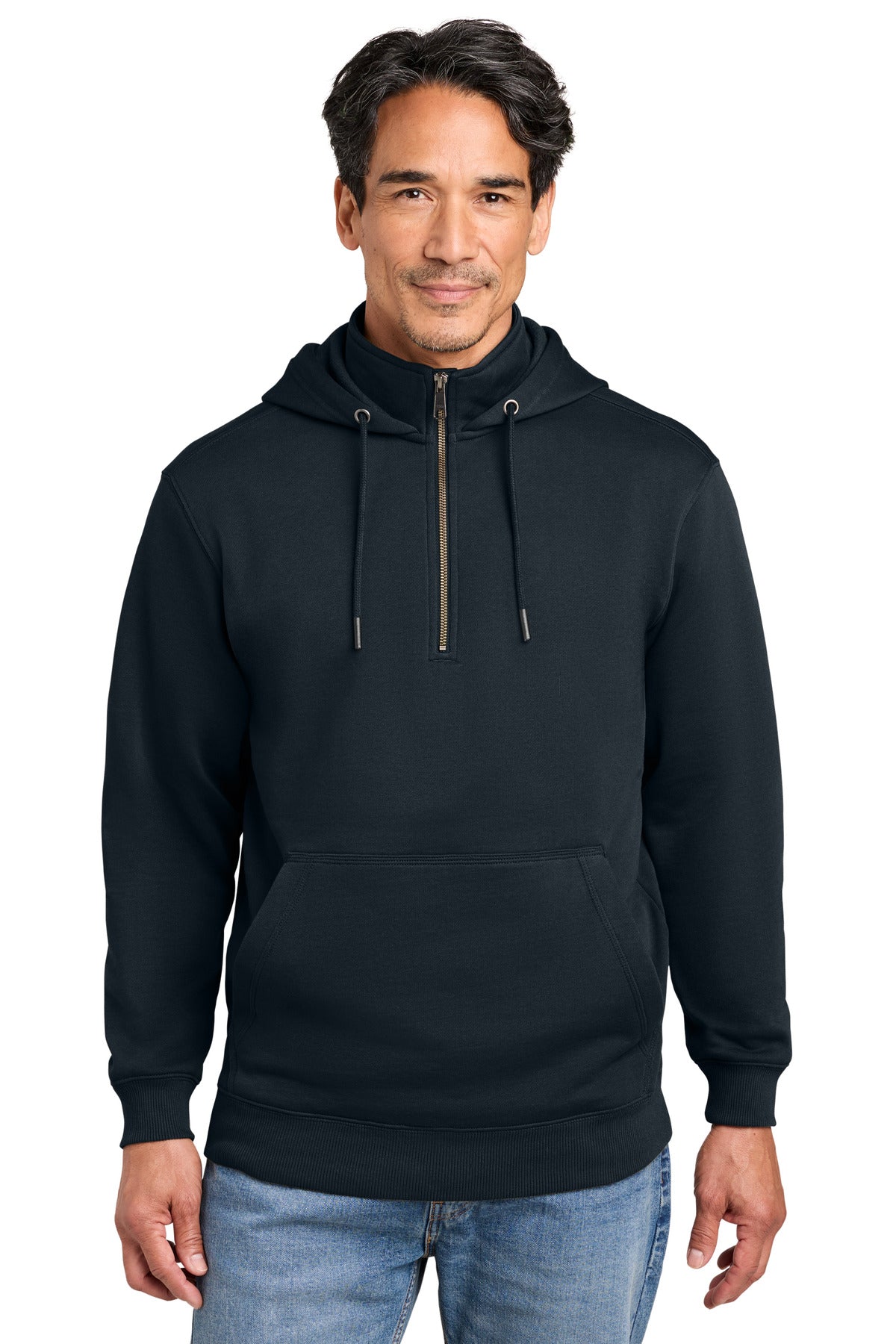 CornerStone Men's   Tough Fleece 1/4-Zip Hoodie CSF633