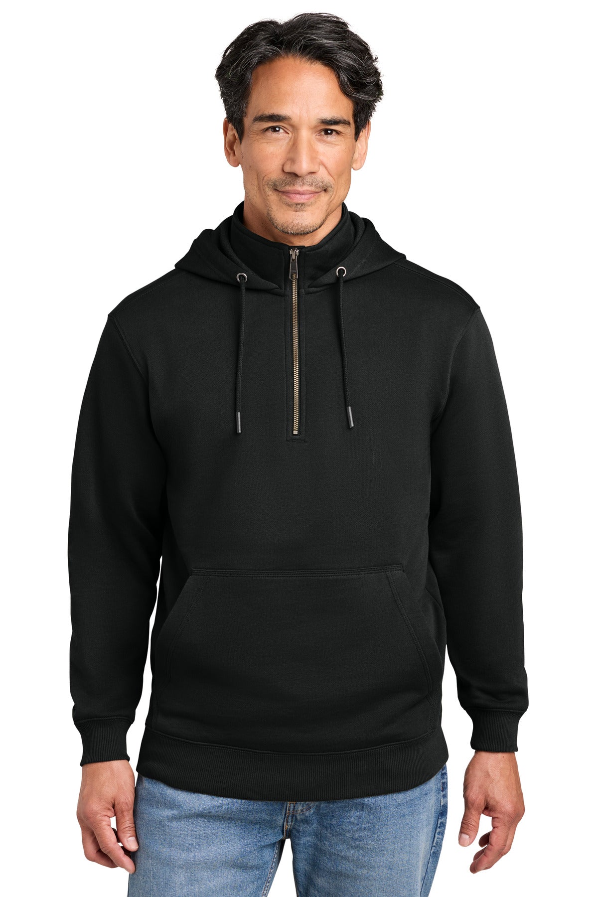 CornerStone Men's   Tough Fleece 1/4-Zip Hoodie CSF633