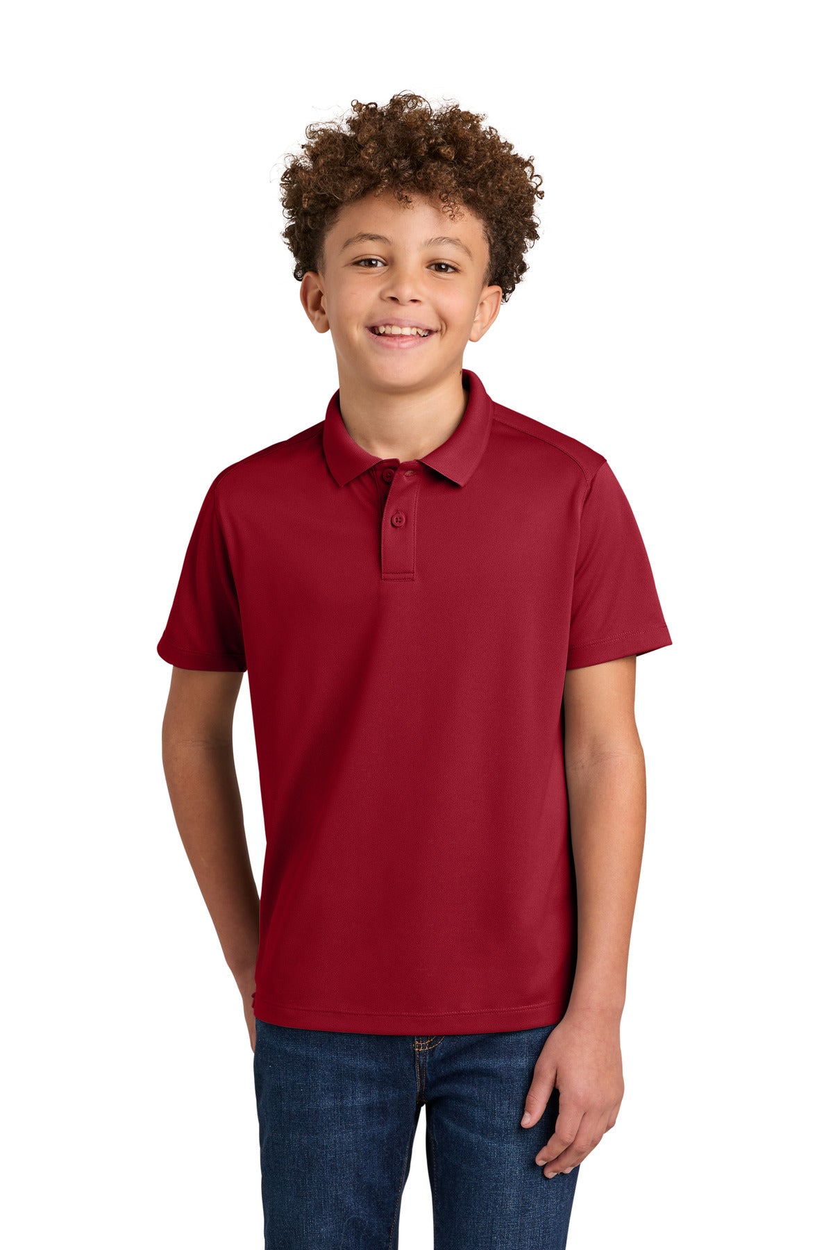 Port Authority Youth   Wearever Performance Pique Polo Y240