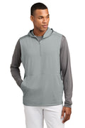 Sport-Tek Men's   Sport-Wick   Stretch Sleeveless Hooded 1/4-Zip ST858