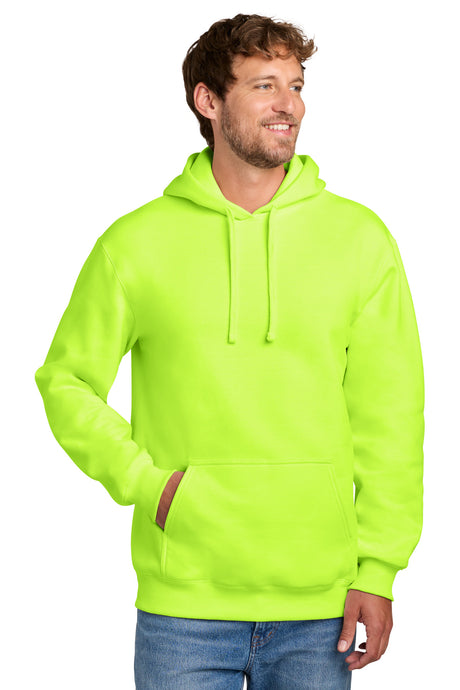 Port & Co Men's   Foundation Fleece Pullover Hooded Sweatshirt PC107H