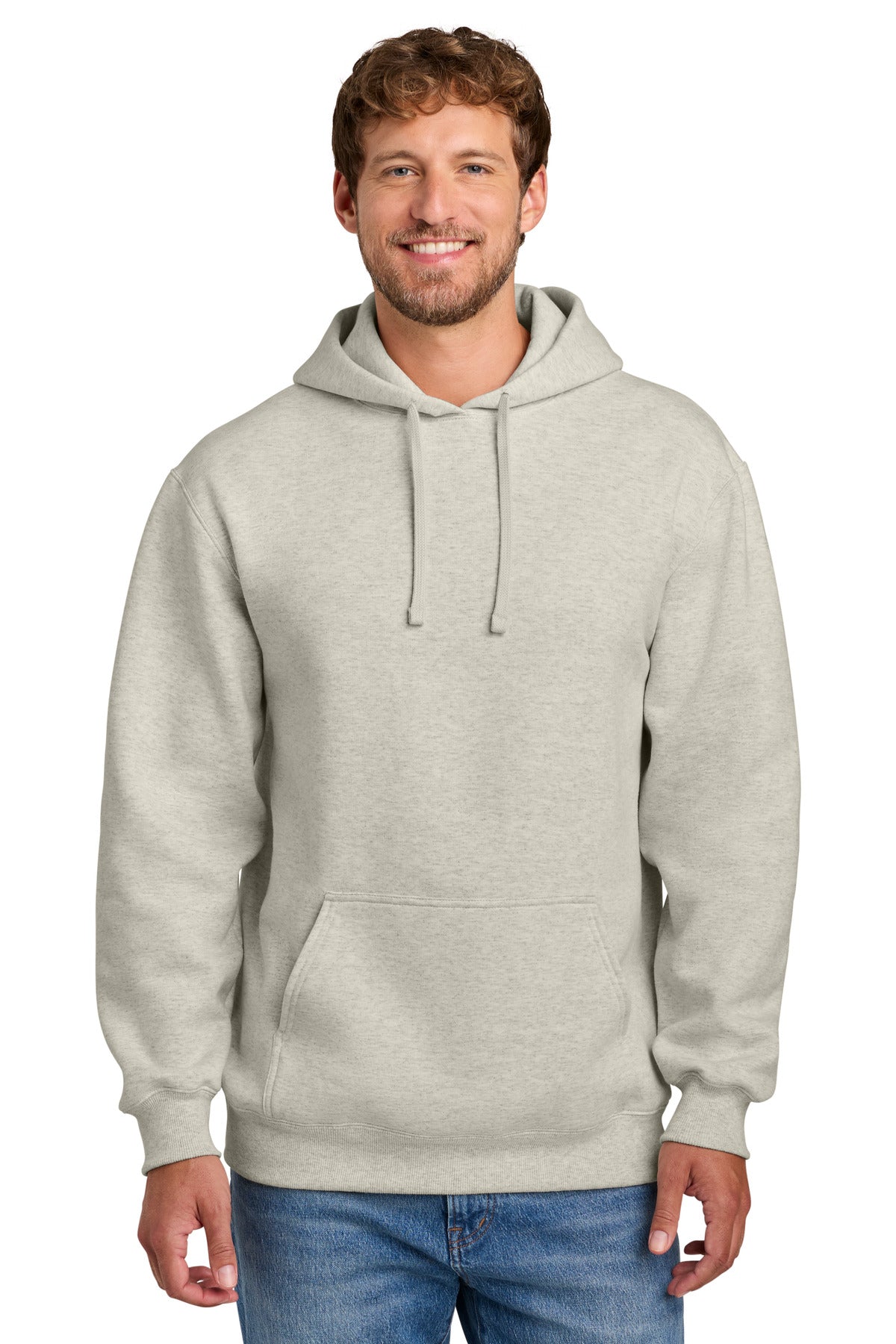 Port & Co Men's   Foundation Fleece Pullover Hooded Sweatshirt PC107H