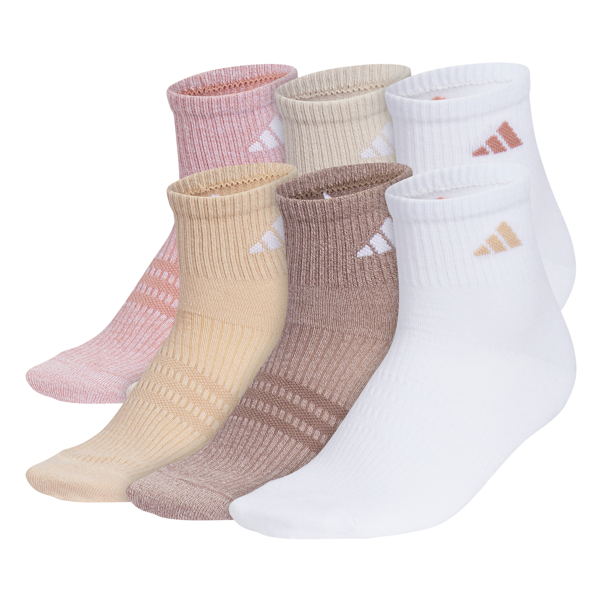 adidas Women's Superlite 3.0 6-Pack Quarter Sock Unisex Accessories Socks