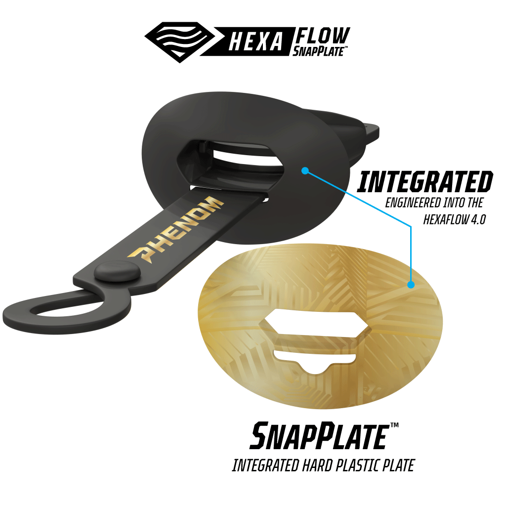 Phenom Elite Adult HexaFlow 4.0 SnapPlate Football Mouthguard-2