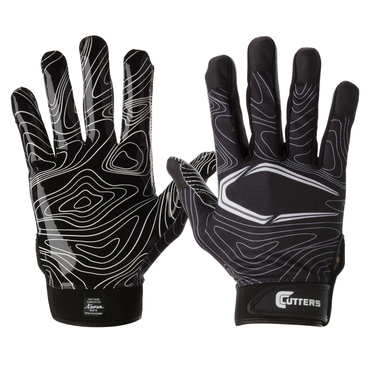 Cutters Youth Game Day Receiver Football Gloves-1