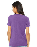 Bella + Canvas Women's Relaxed Triblend V-Neck Tee-3