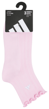 adidas Women's Performance Ruffle 3-Pack Quarter Sock-7