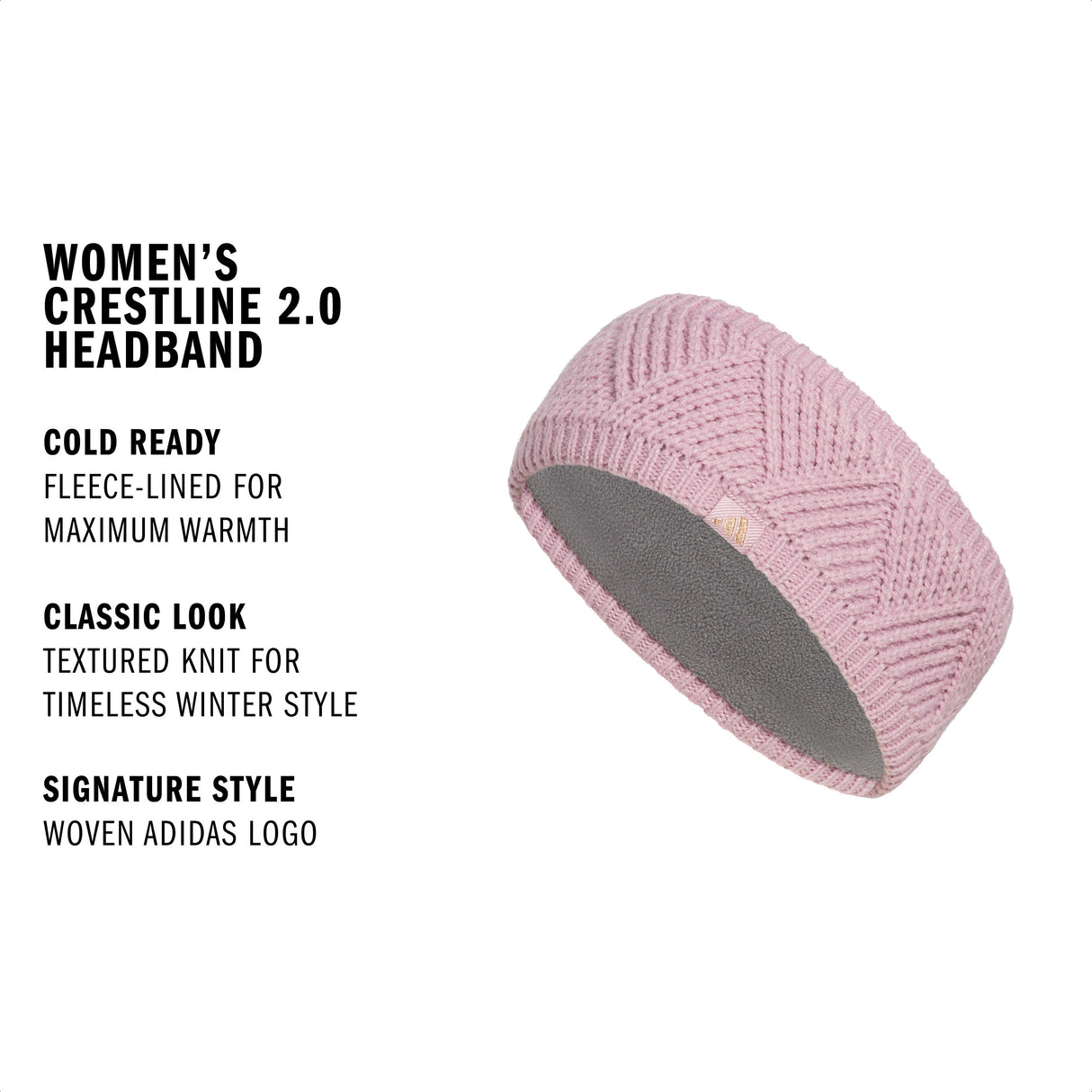 adidas Women's Crestline 2.0 Headband-2