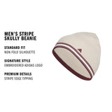 adidas Men's Stripe Skully Beanie-2