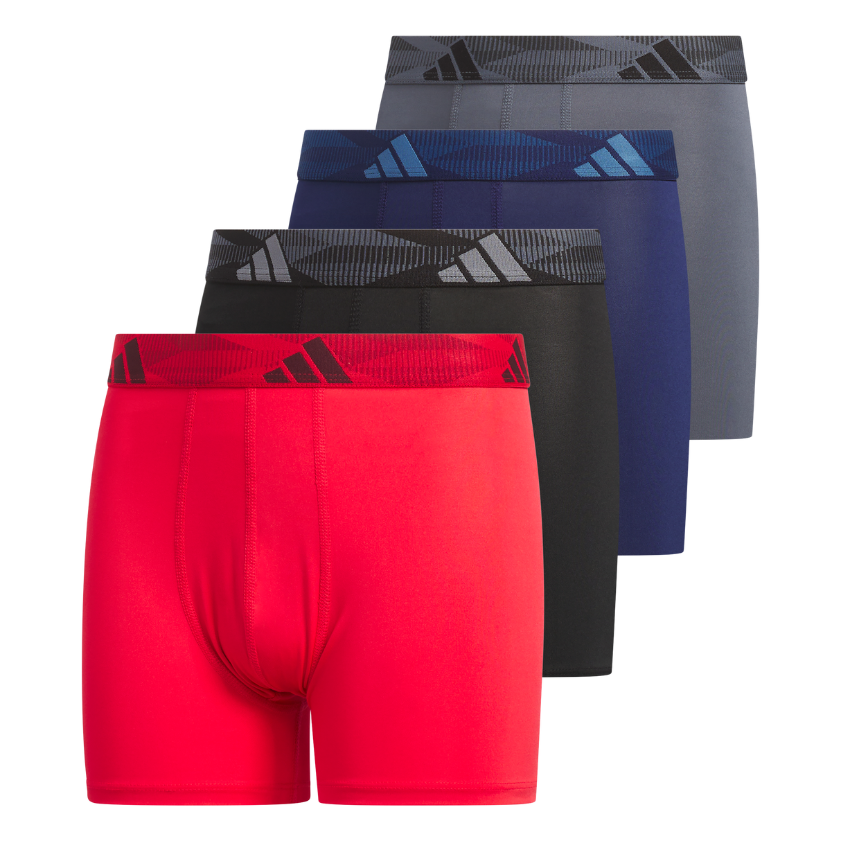 adidas Youth Microfiber 4-Pack Boxer Brief-1