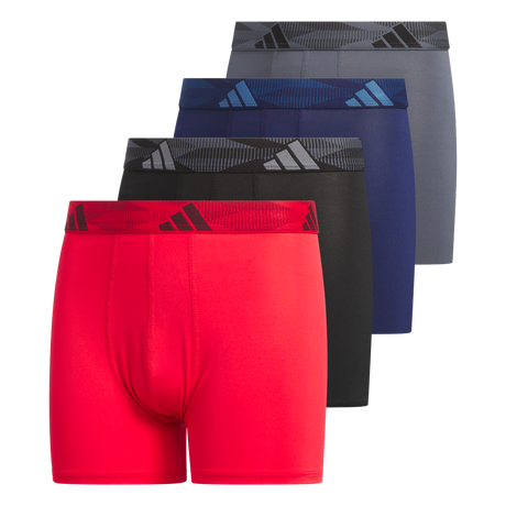 adidas Youth Microfiber 4-Pack Boxer Brief-1